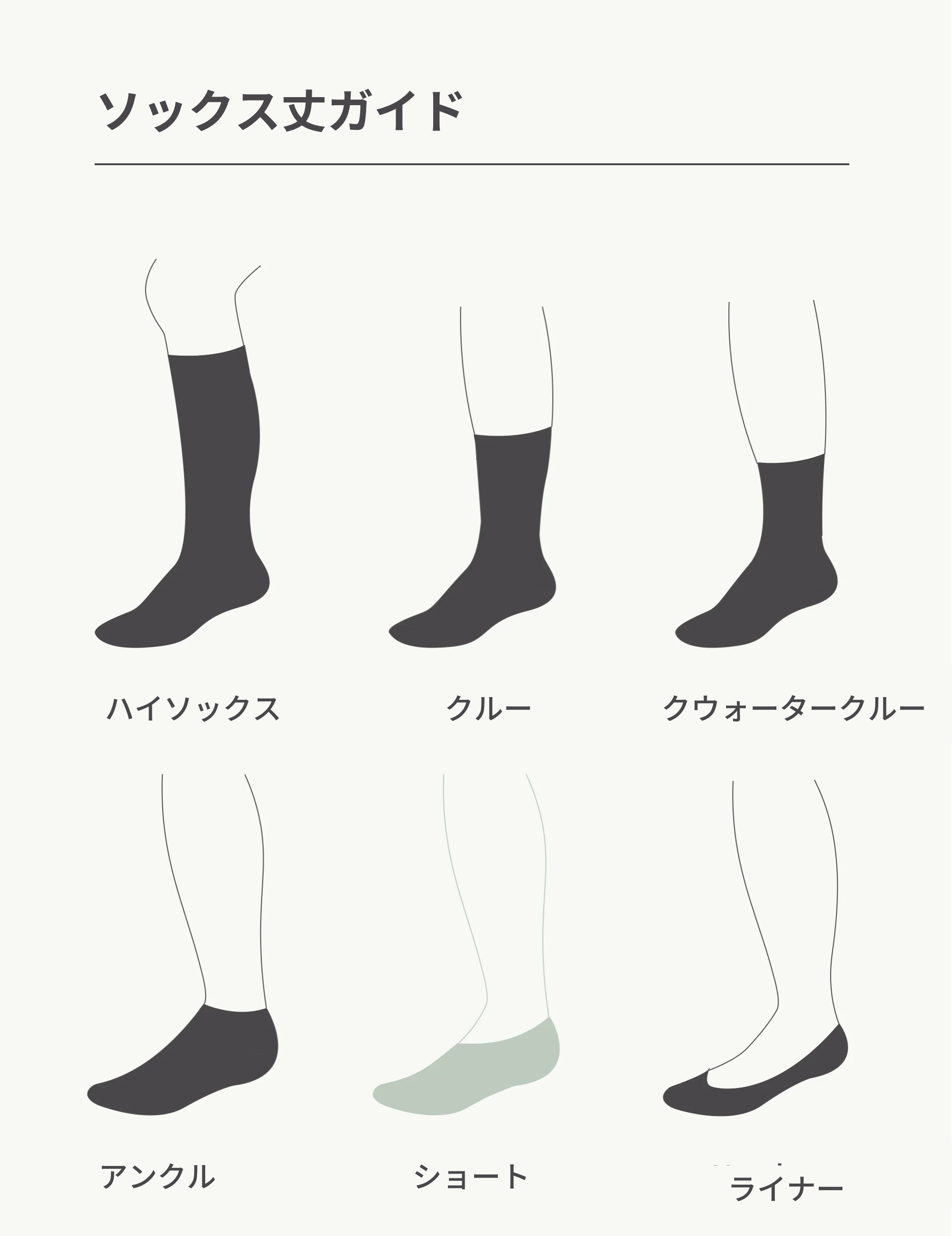 エブリデイ No Show ソックス