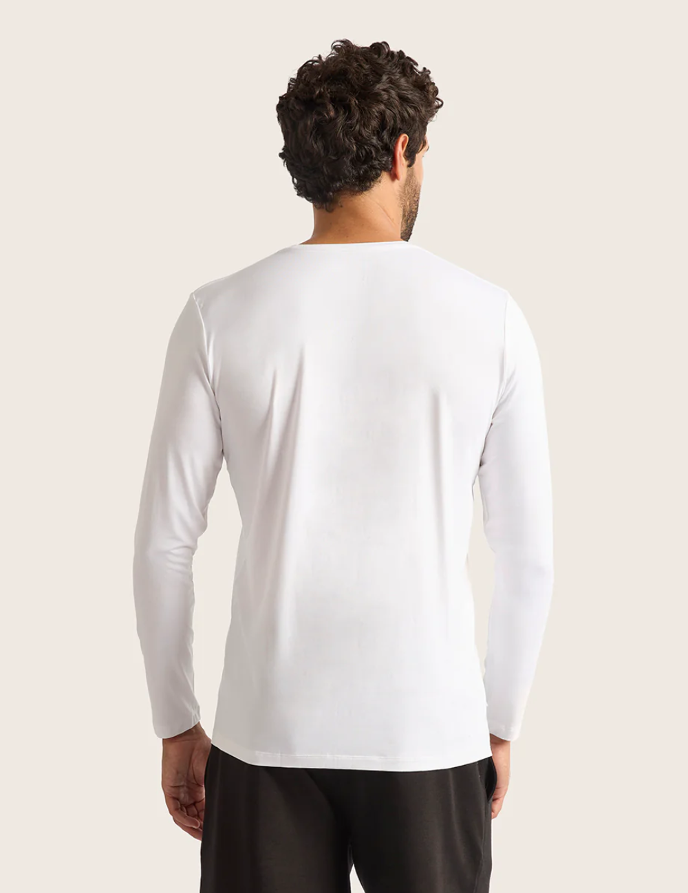 メンズ ロングスリーブクルーネックTシャツ