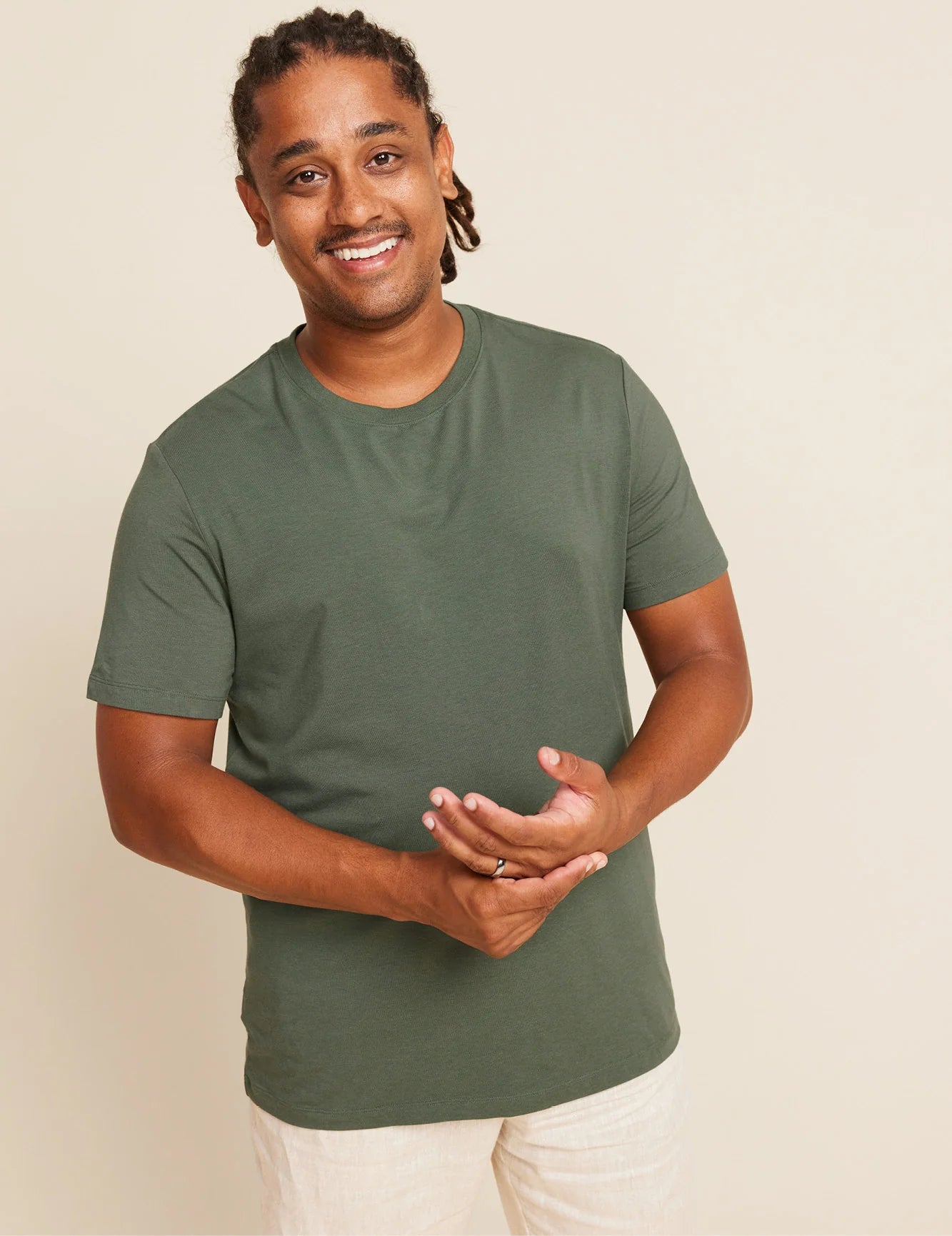 メンズ クラシック クルーネックTシャツ