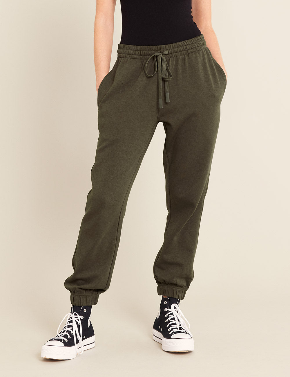 ユニセックス カフスウェットパンツ | Dark Olive