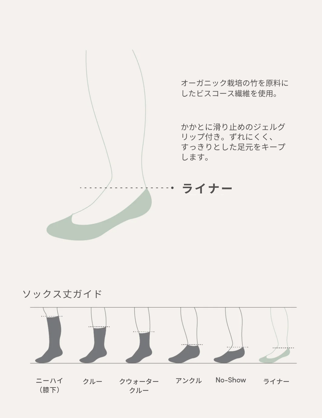 エブリデイライナーソックス | Black
