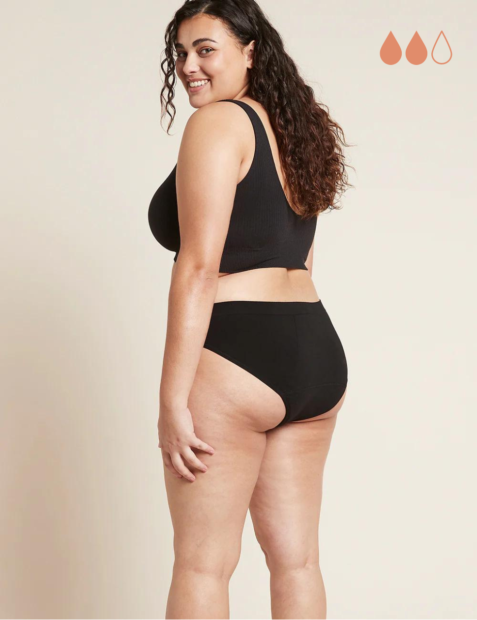 吸水サニタリーショーツ クラシックビキニ(普通〜多い日用 )