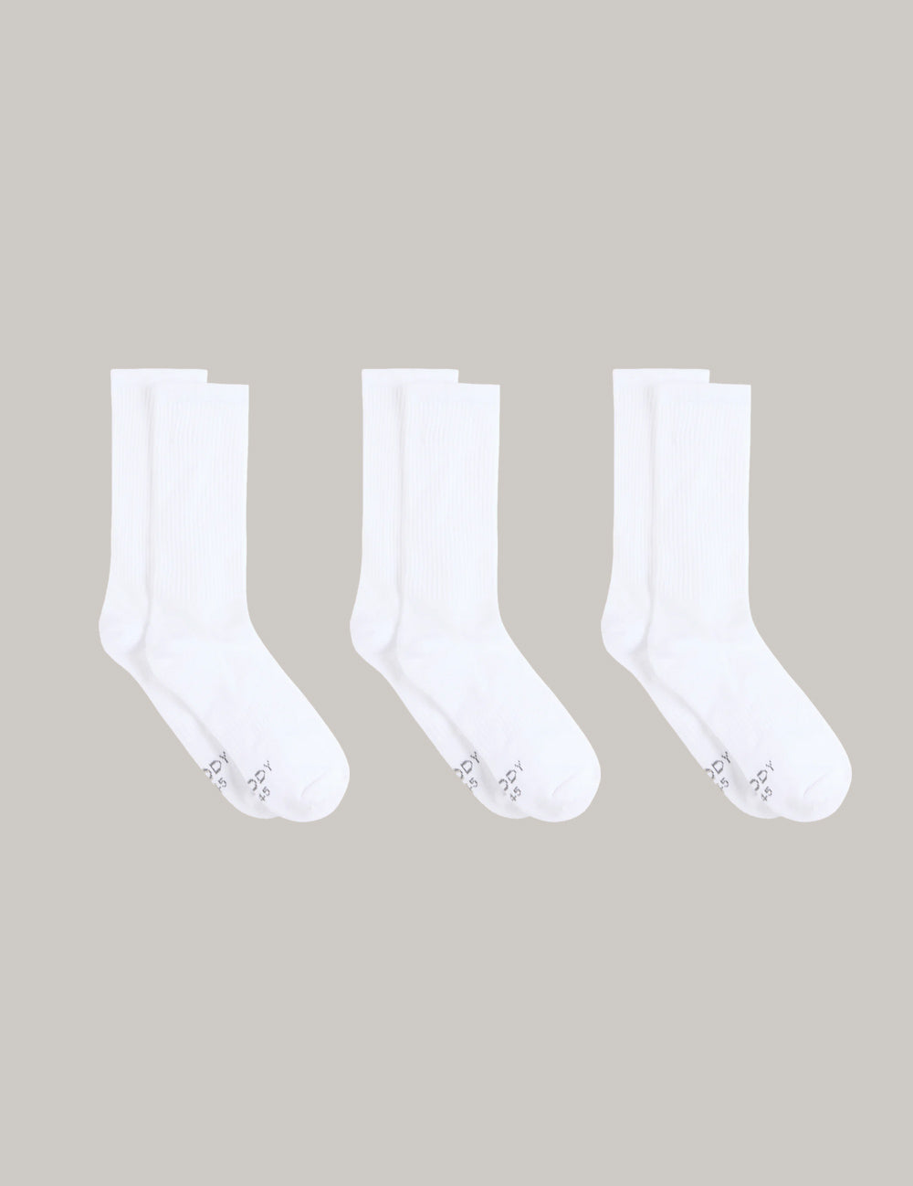 クッションクルーソックス 3P