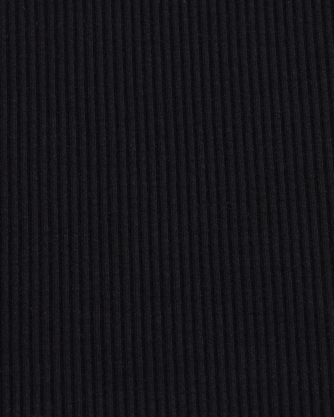 リブタートル ネックトップ | Black