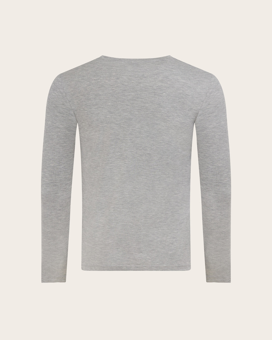 メンズ ロングスリーブクルーネックTシャツ | Light Grey Marl
