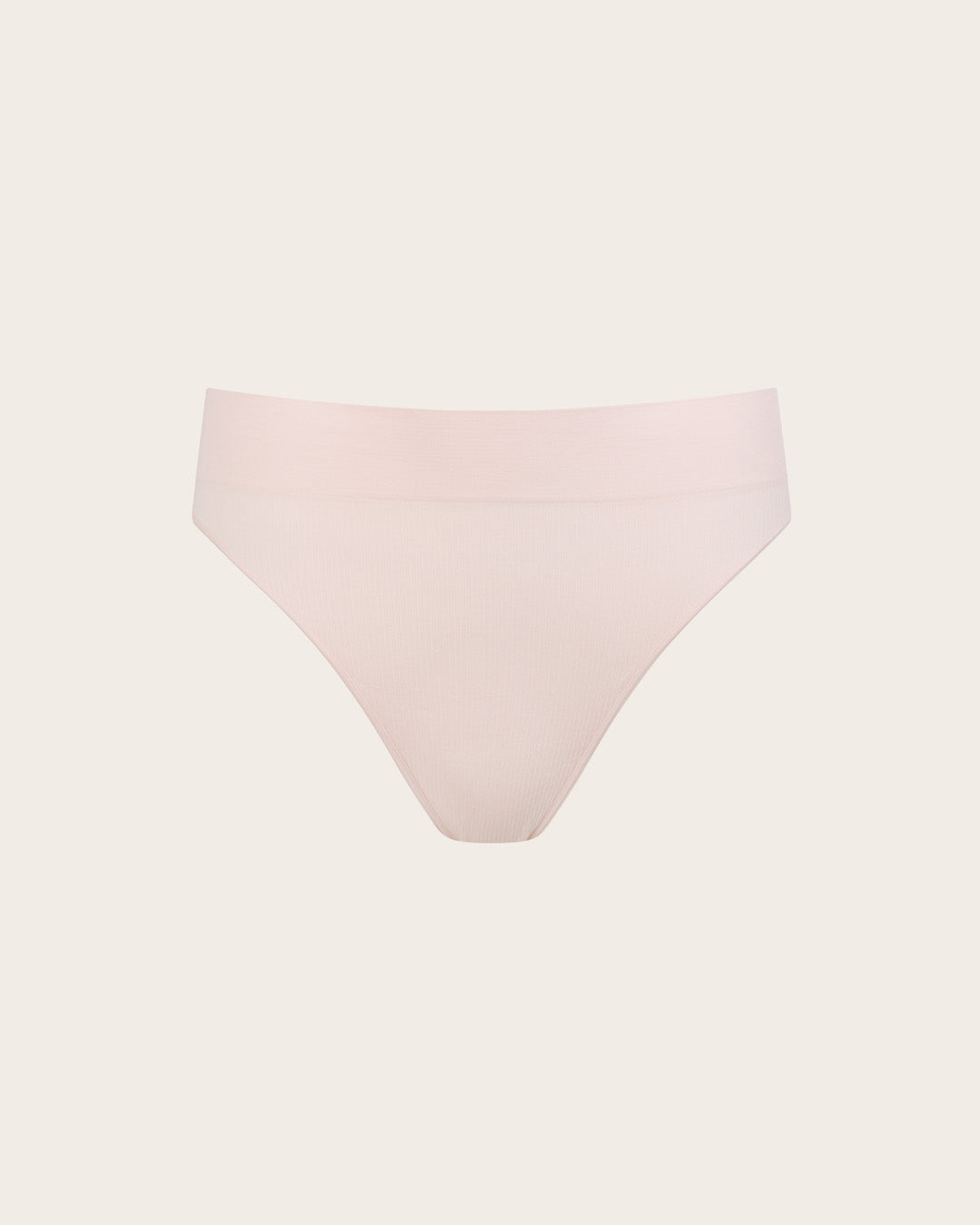LYOLYTEリヨライト リブ ハイレッグブリーフ | Powder Pink