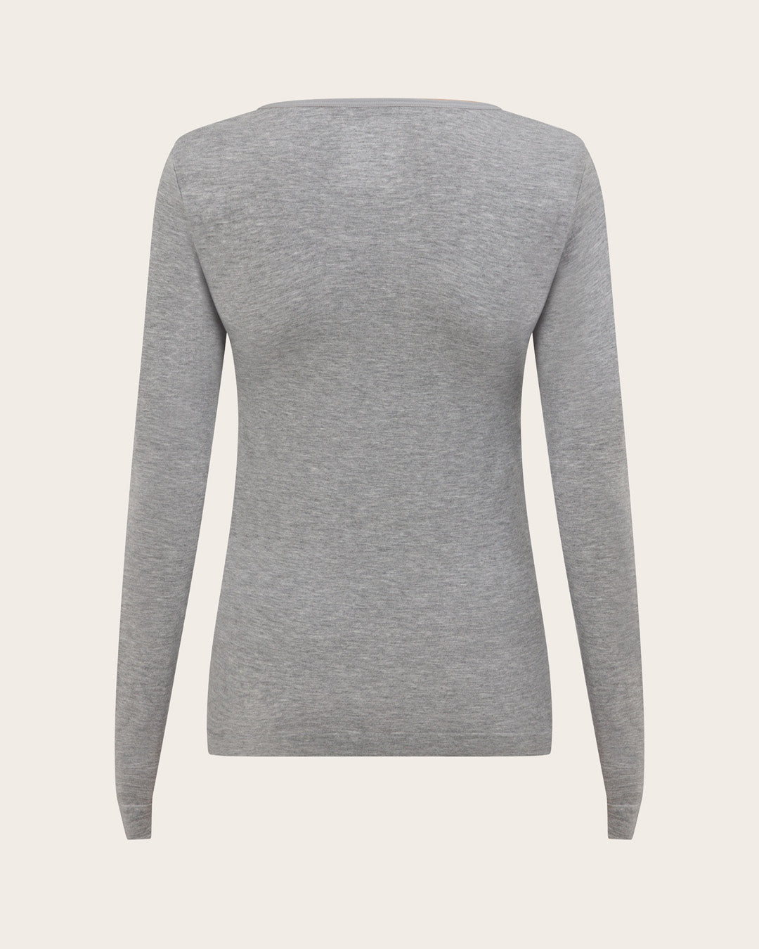 ロングスリーブ トップ | Light Grey Marl