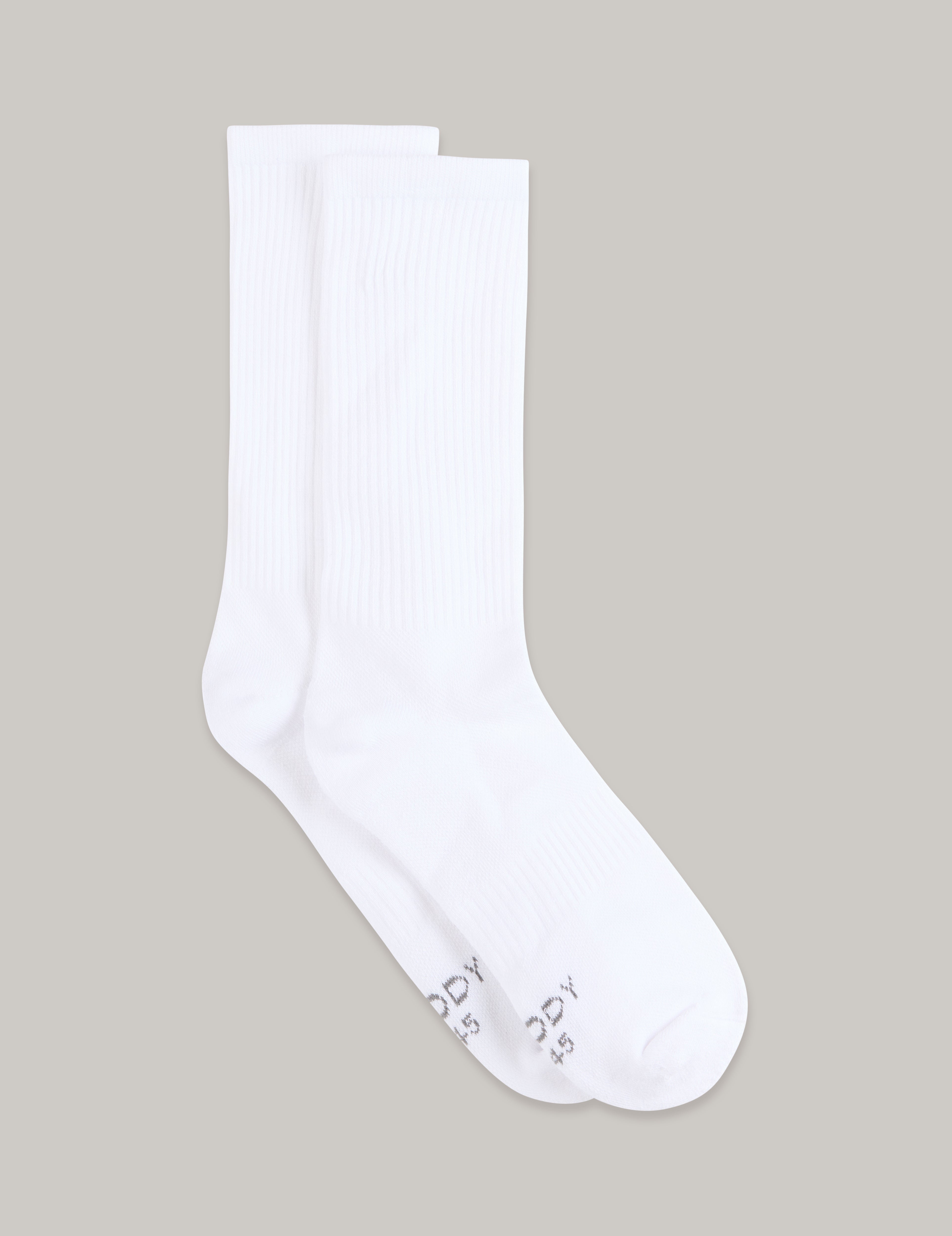 クッションクルーソックス | White