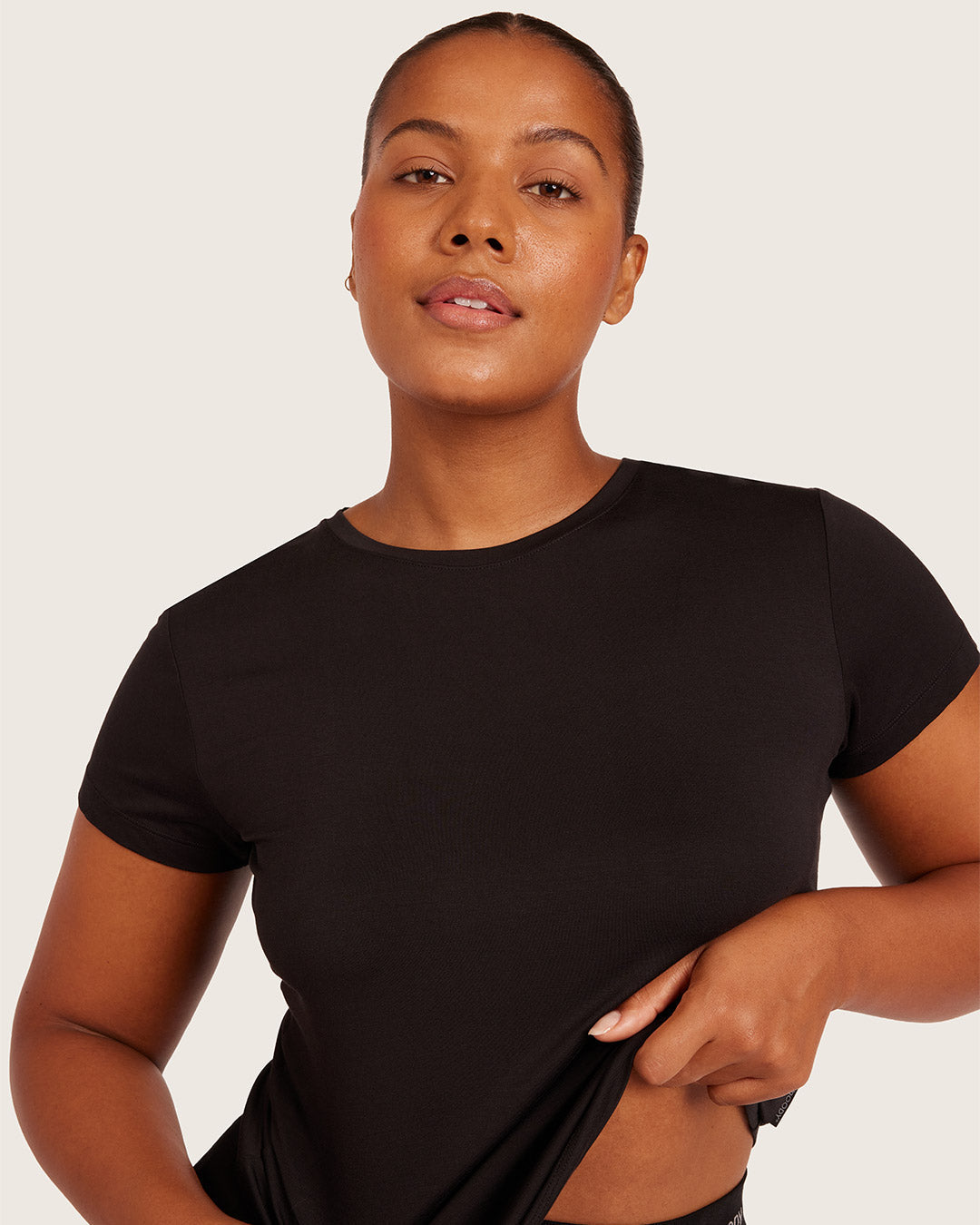 クルーネックTシャツ | Black