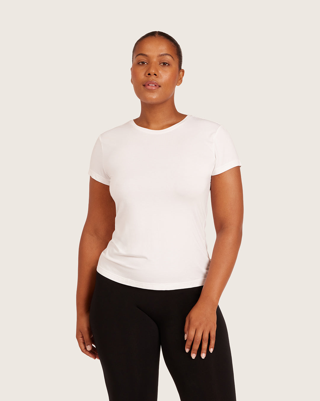 クルーネックTシャツ | White