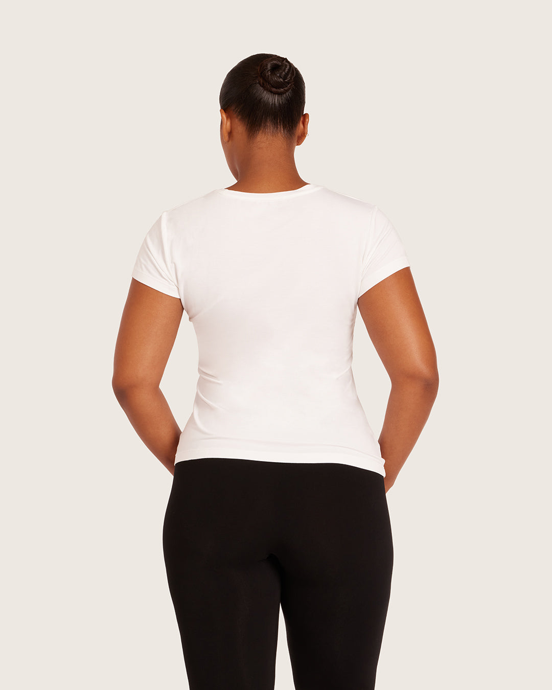 クルーネックTシャツ | White