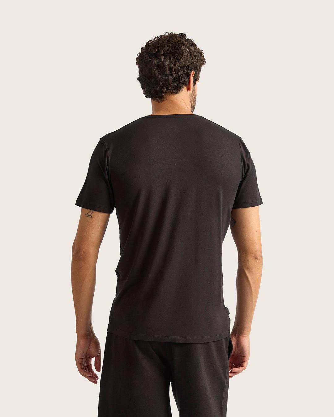 メンズ Vネック Tシャツ | Black