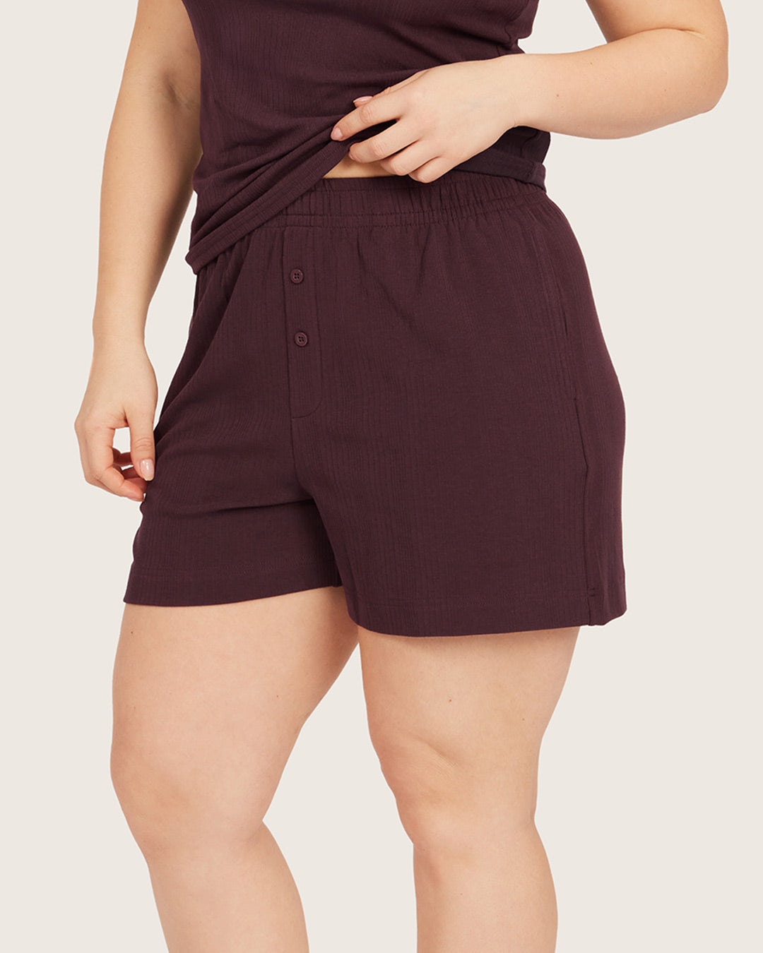 AiraRib™︎ ラウンジショーツ | Mulberry
