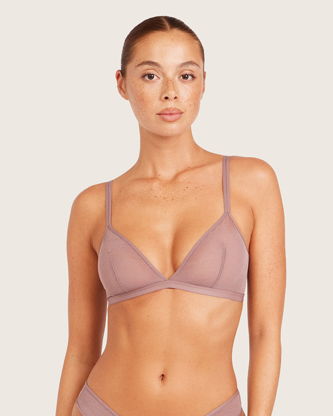 FreeMesh トライアングルブラレット | Mauve