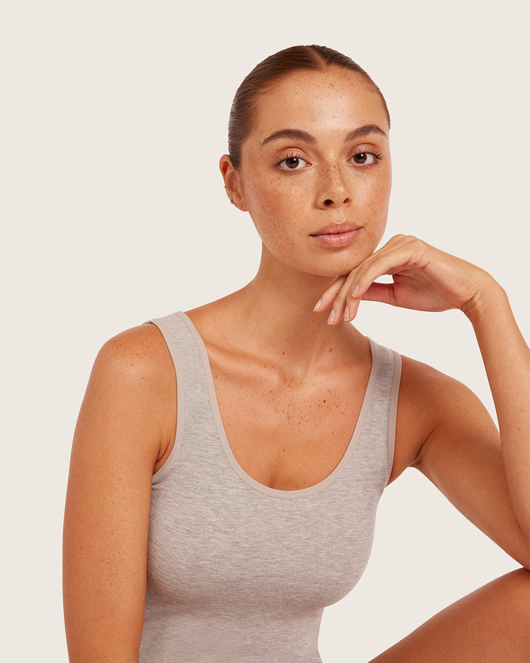 タンクトップ | Light Grey Marl