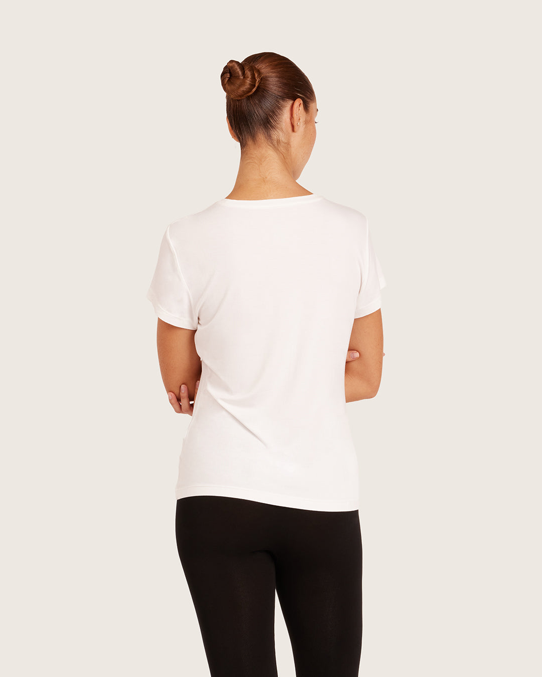 クルーネックTシャツ | White