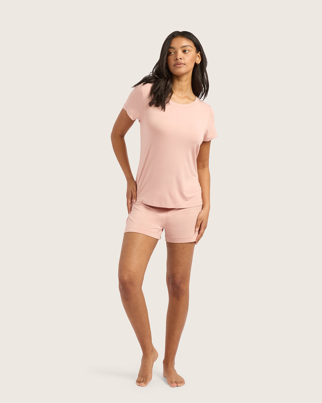 グッドナイト スリープ Tシャツ | Dusty Pink