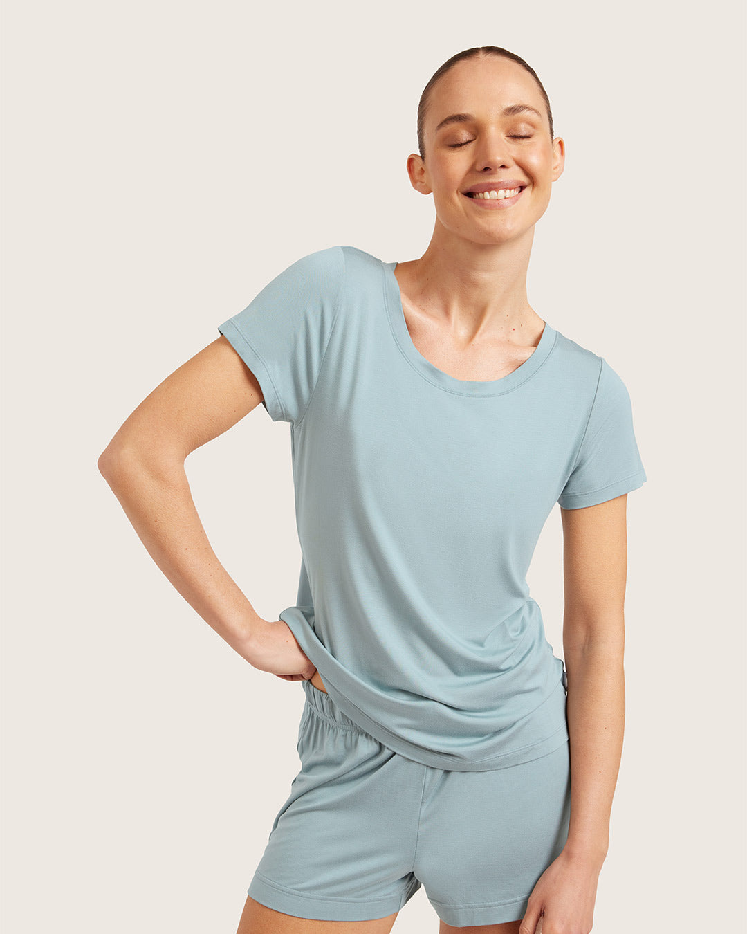グッドナイト スリープ Tシャツ | Mineral Blue