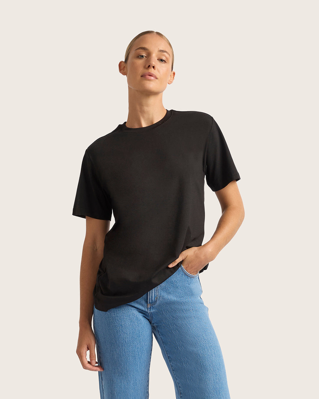 クラシック クルーネックTシャツ | Black