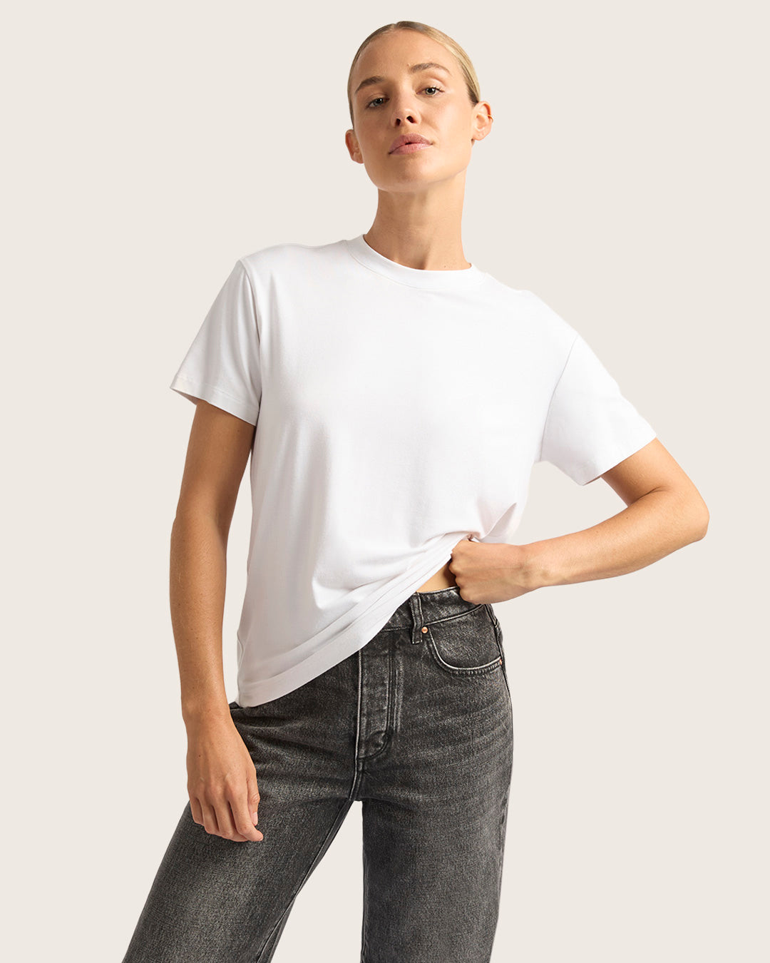 クラシック クルーネックTシャツ | White