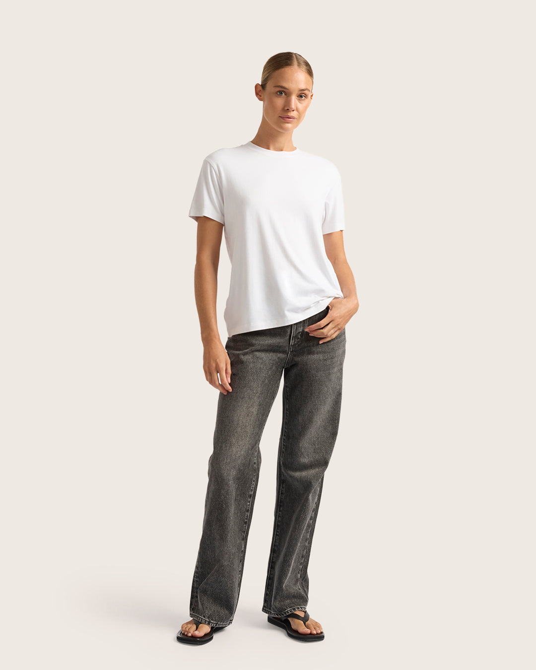 クラシック クルーネックTシャツ | White