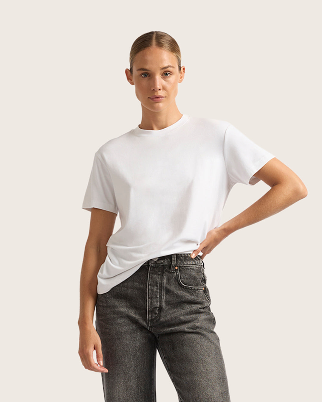 クラシック クルーネックTシャツ | White