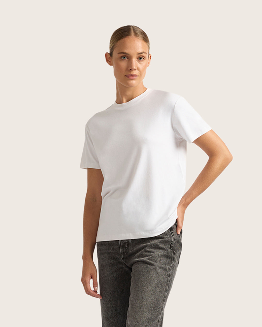 クラシック クルーネックTシャツ | White