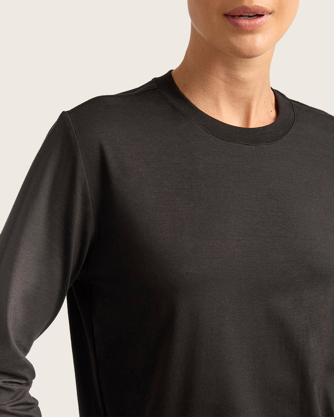 ウィメンズ クラシック ロングスリーブTシャツ | Black
