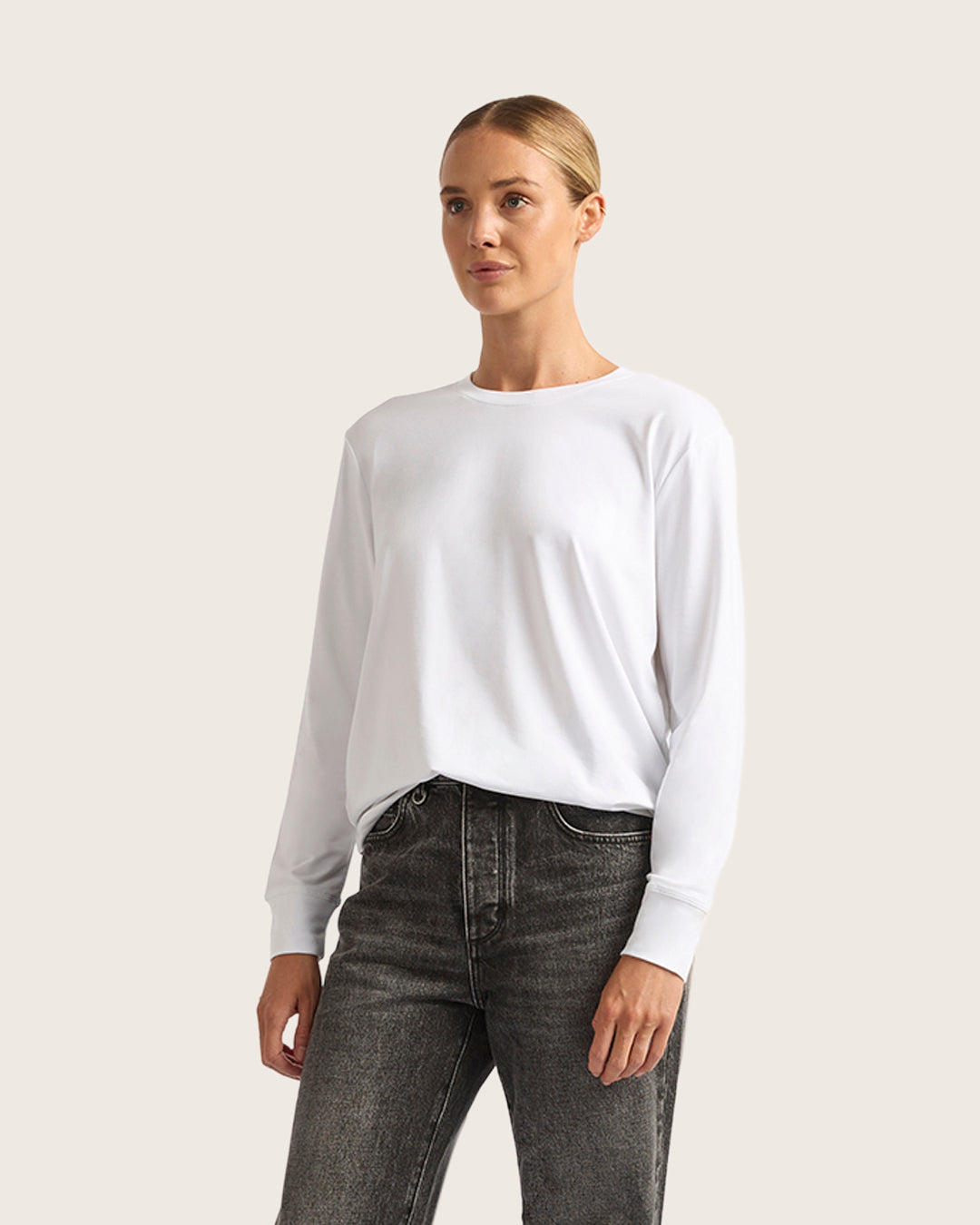 ウィメンズ クラシック ロングスリーブTシャツ | White