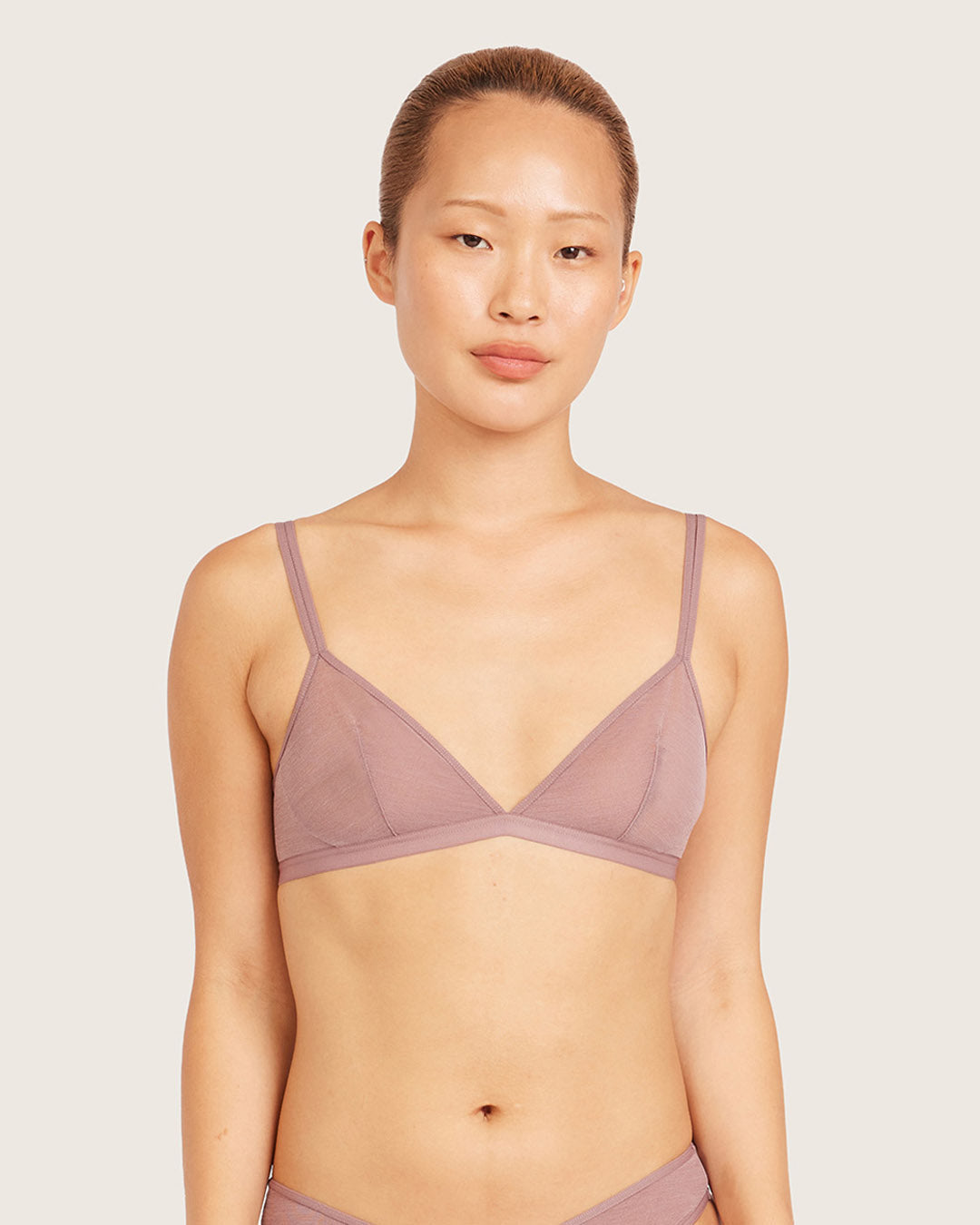 FreeMesh トライアングルブラレット | Mauve