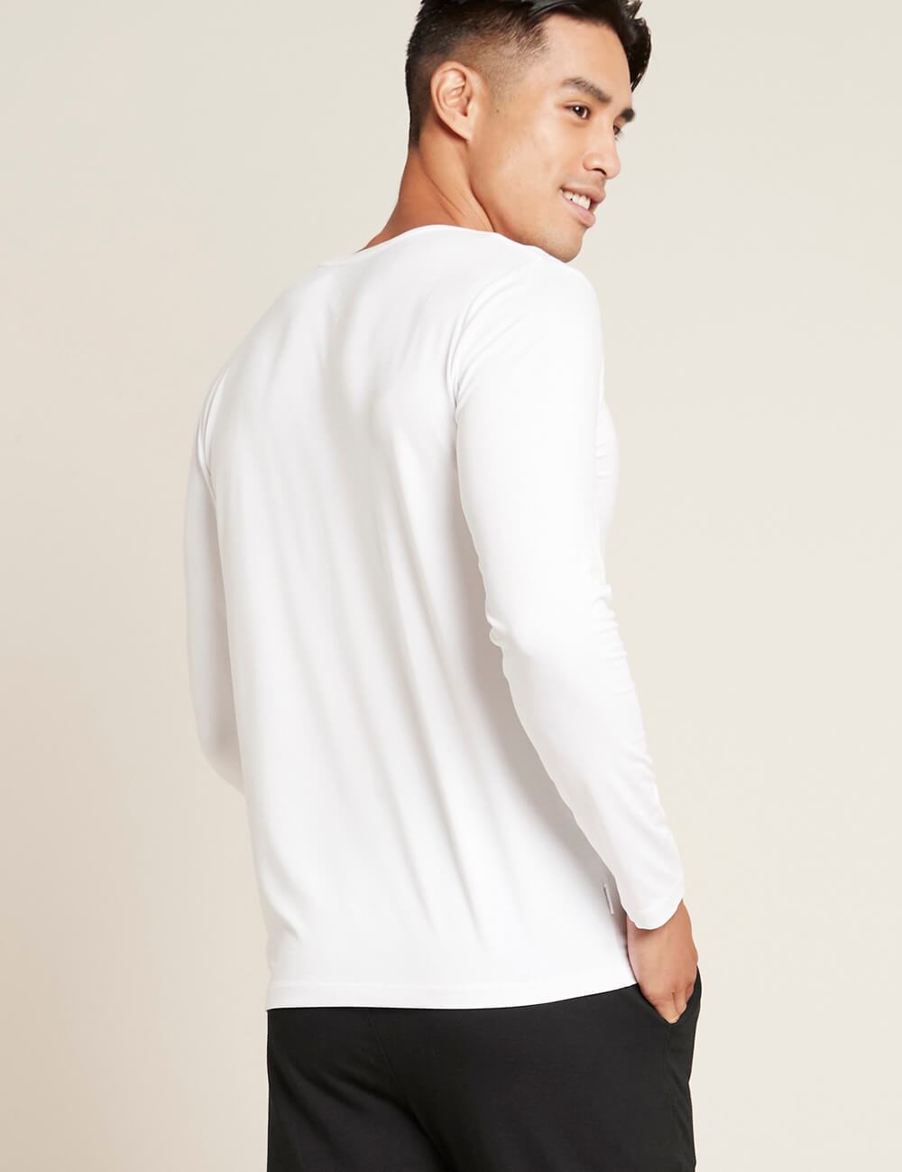 メンズ ロングスリーブクルーネックTシャツ