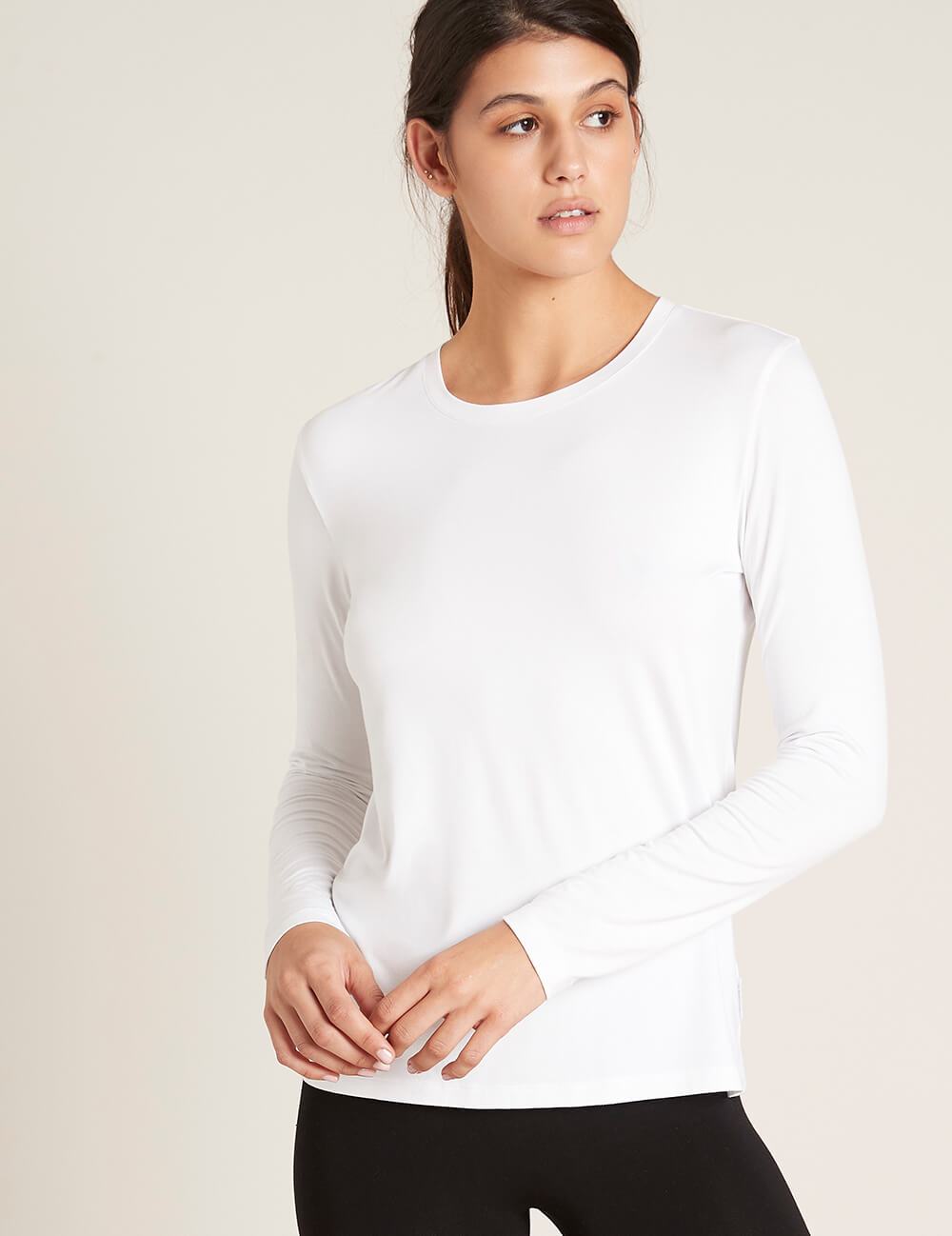 ロングスリーブ ラウンドネック Tシャツ