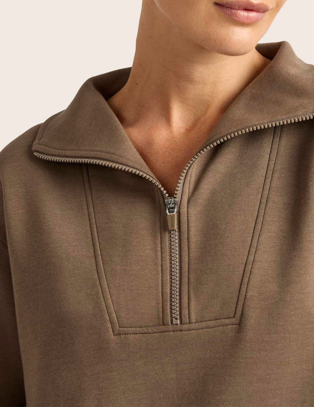 CloudKnit™︎ クウォータージップセーター