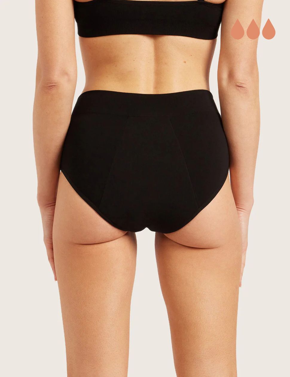 吸水サニタリーショーツ クラシックビキニ（普通〜多い日用 ）