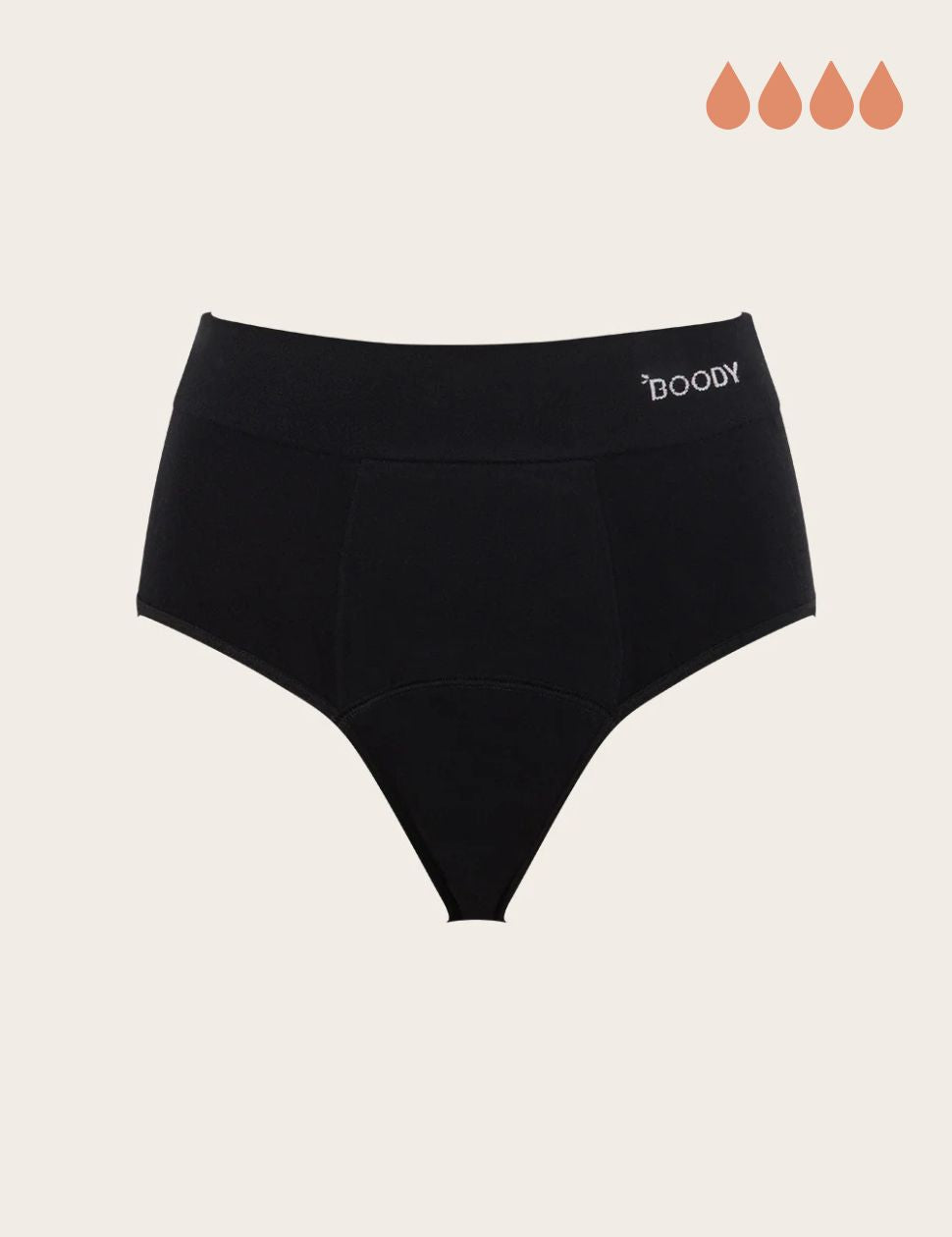 BOODY ブラック Lサイズ 生理用ショーツ BOODY ブラック Lサイズ 生理用ショーツ