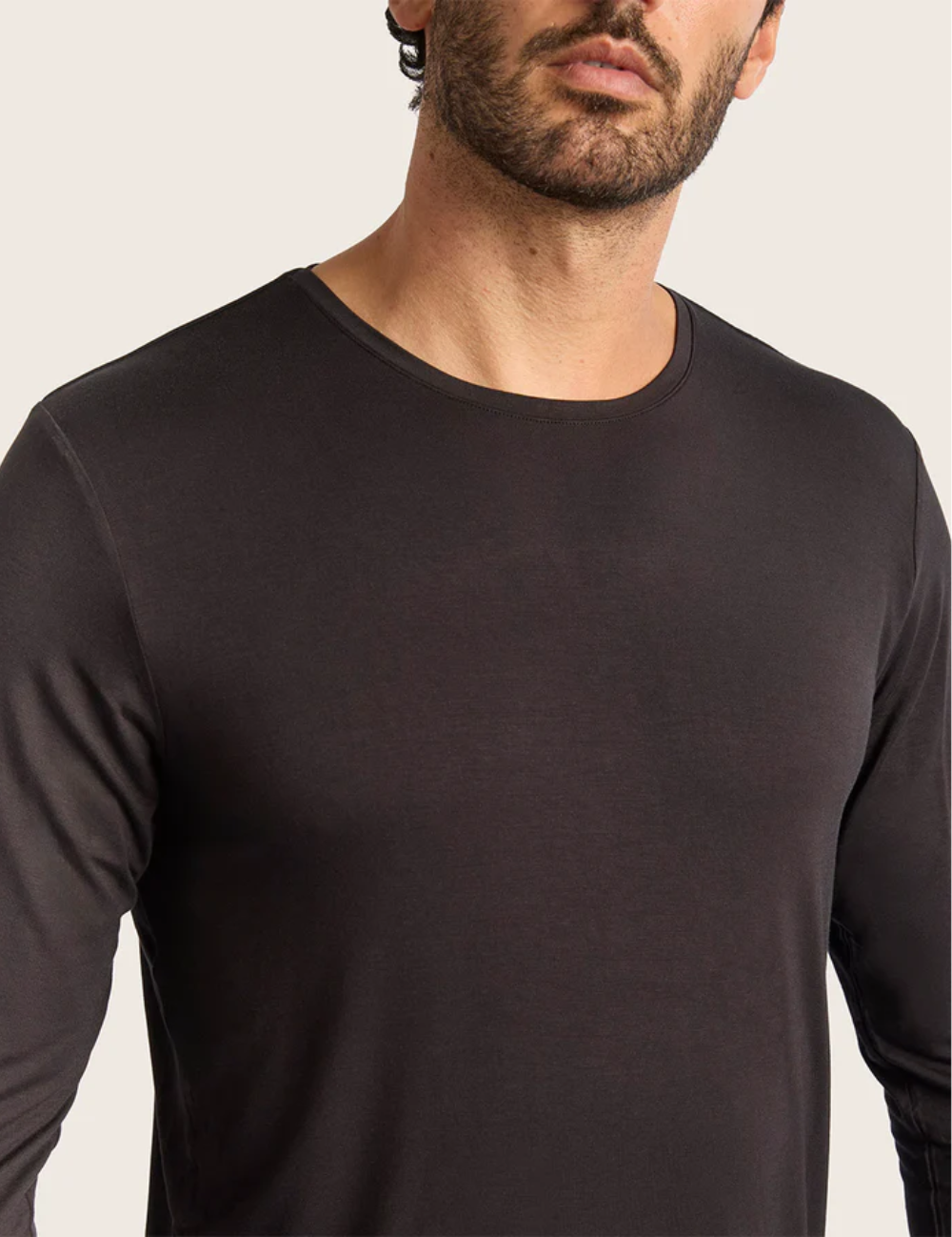 メンズ ロングスリーブクルーネックＴシャツ