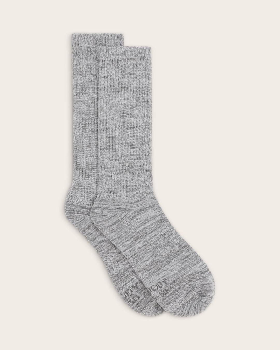 スラウチソックス | Light Grey Marl