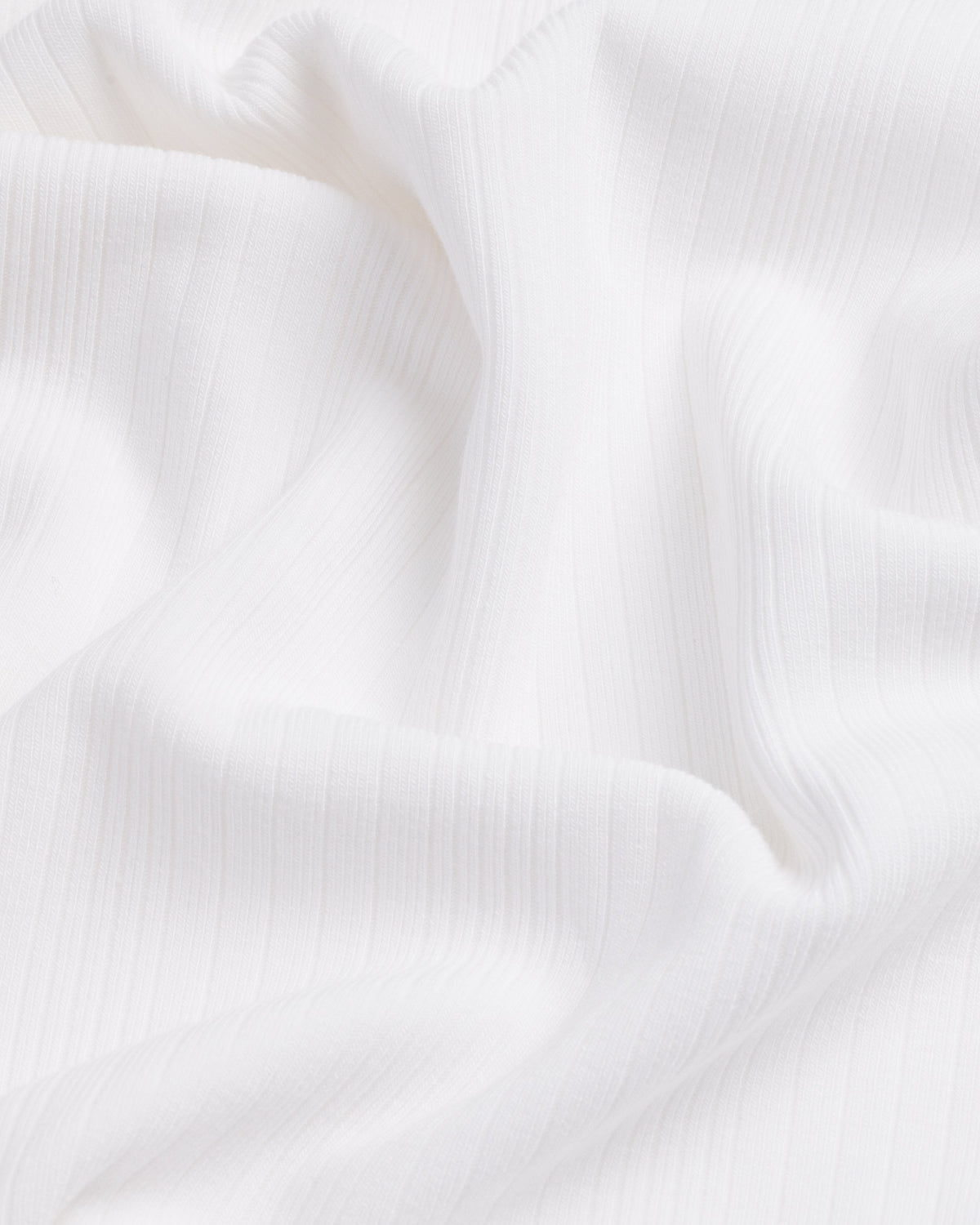 AiraRib™︎ ロングスリーブ ヘンリー トップ | Chalk White