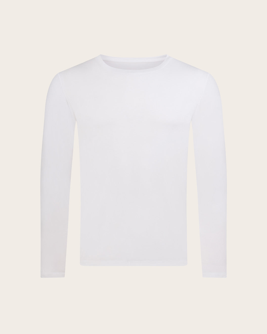 メンズ ロングスリーブクルーネックTシャツ | White