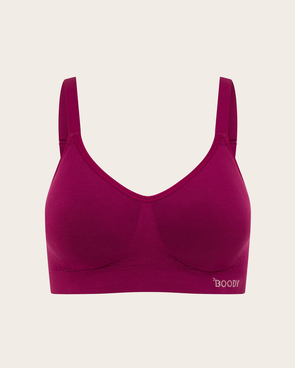 ワイヤレスフルバストTシャツブラ | BCAM Dark Pink
