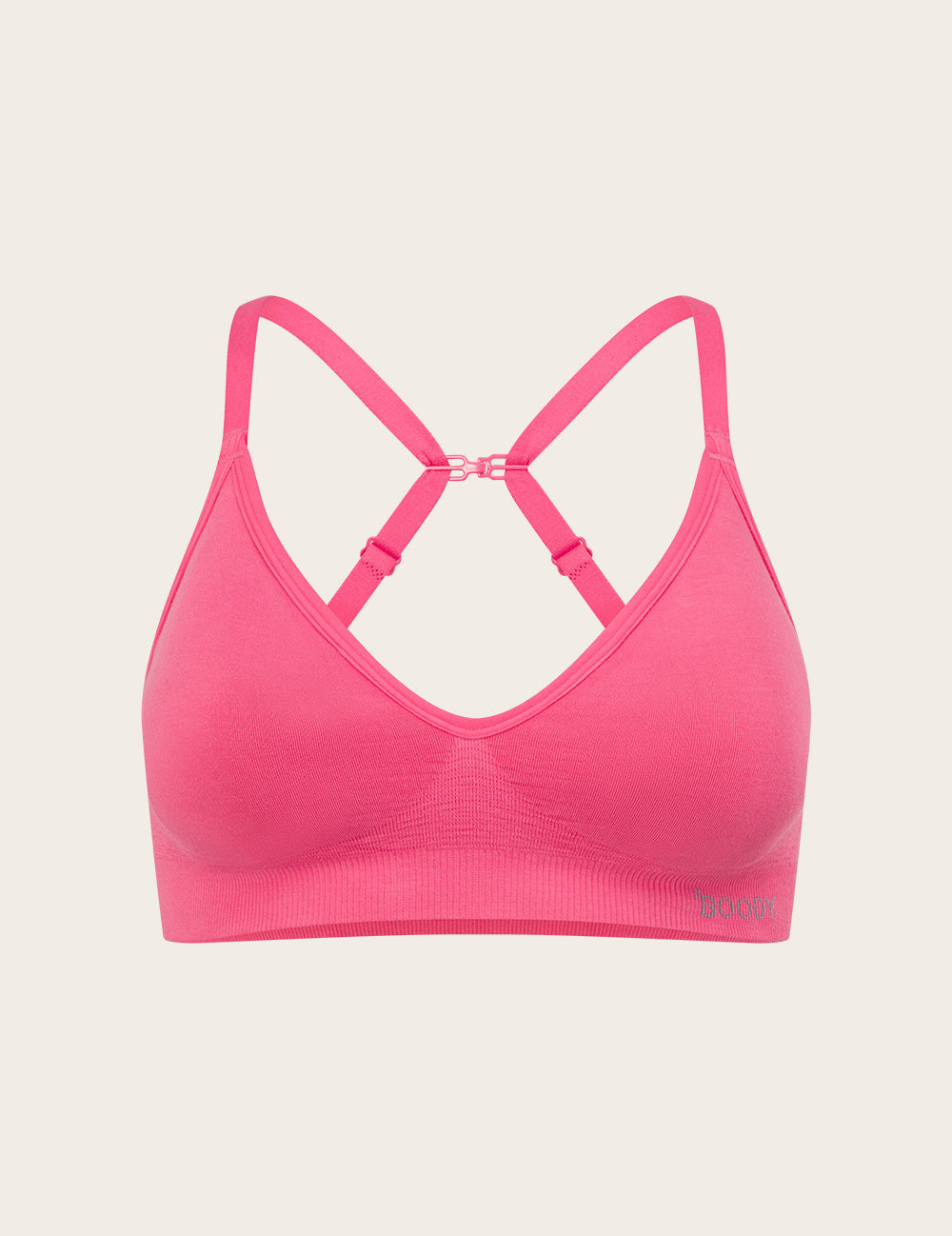 ワイヤレスTシャツブラ | Pink