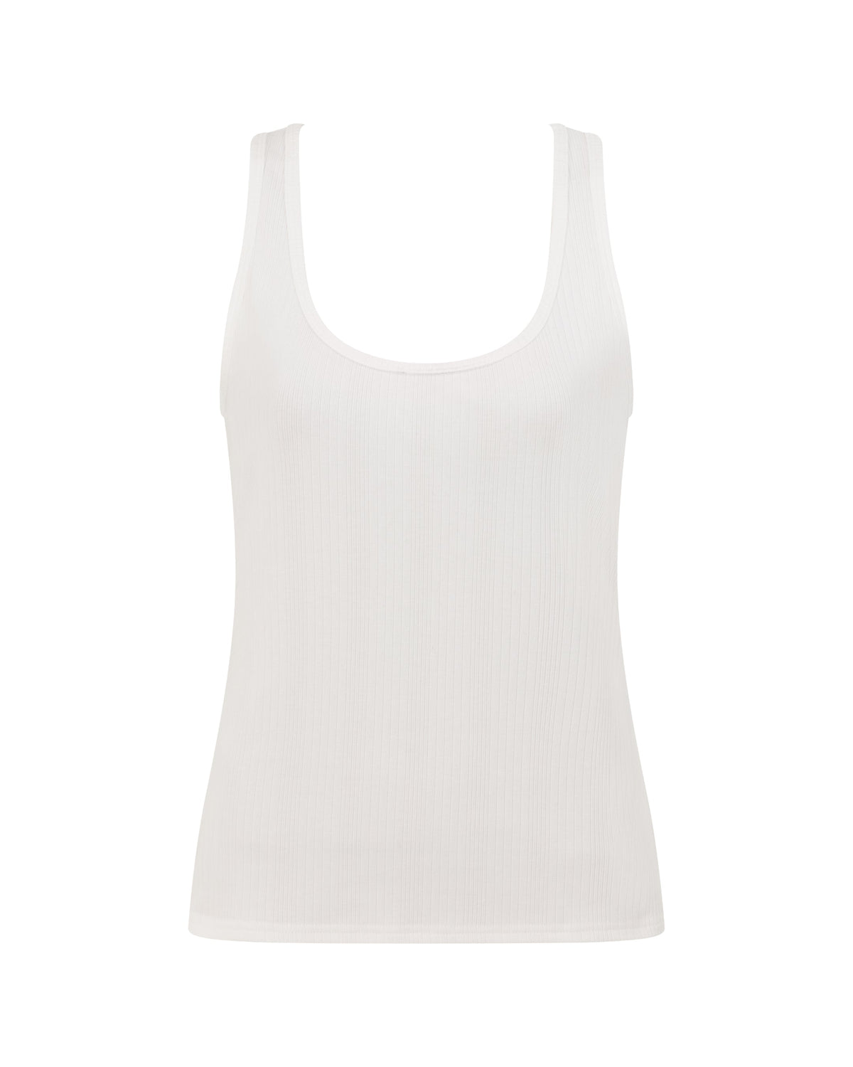 AiraRib™︎ ラウンジ タンクトップ | Chalk White