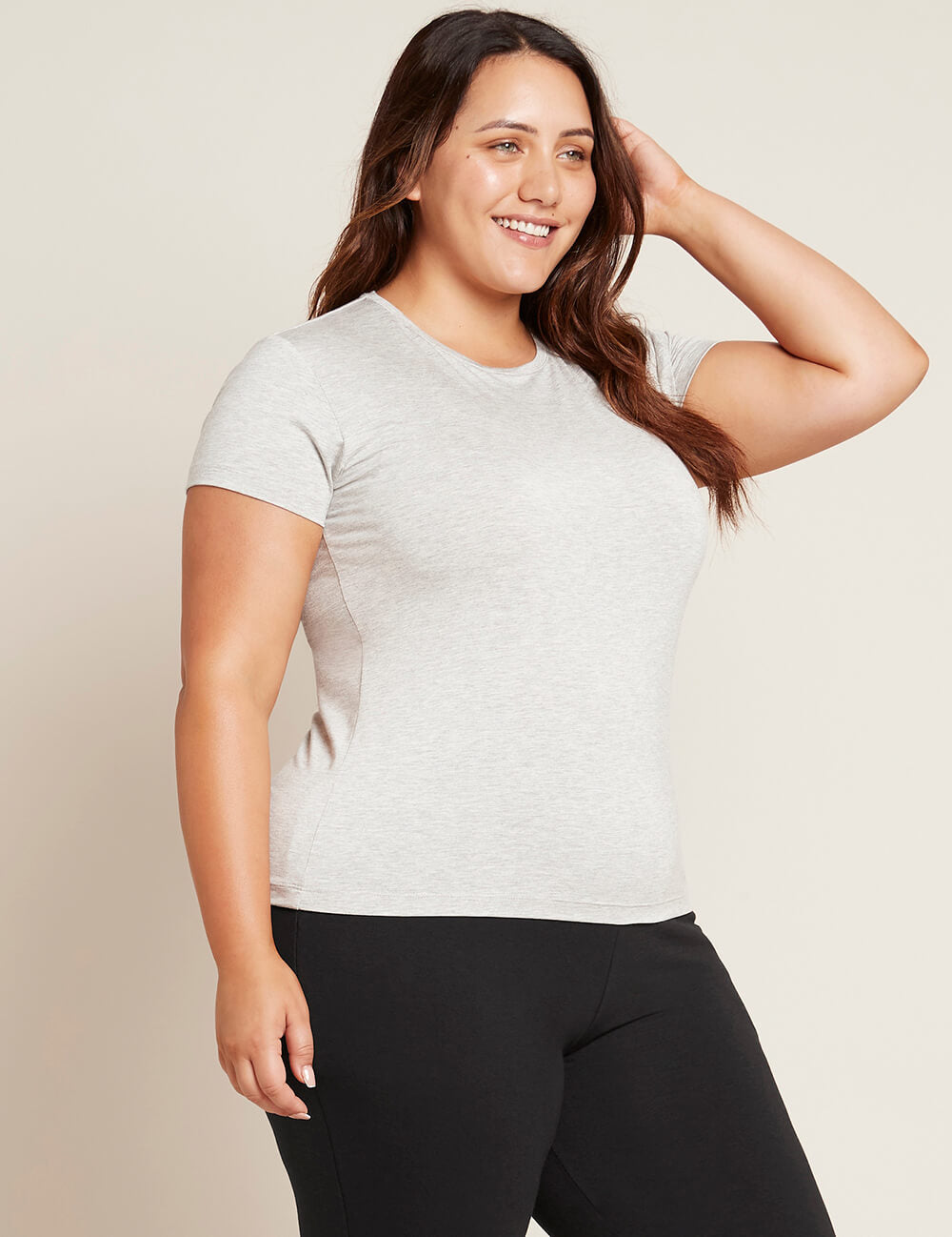 クルーネックＴシャツ | Light Grey Marl