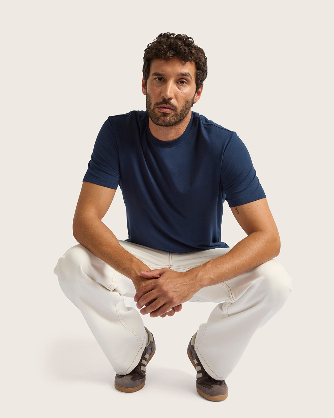メンズ クラシック クルーネックTシャツ | Navy