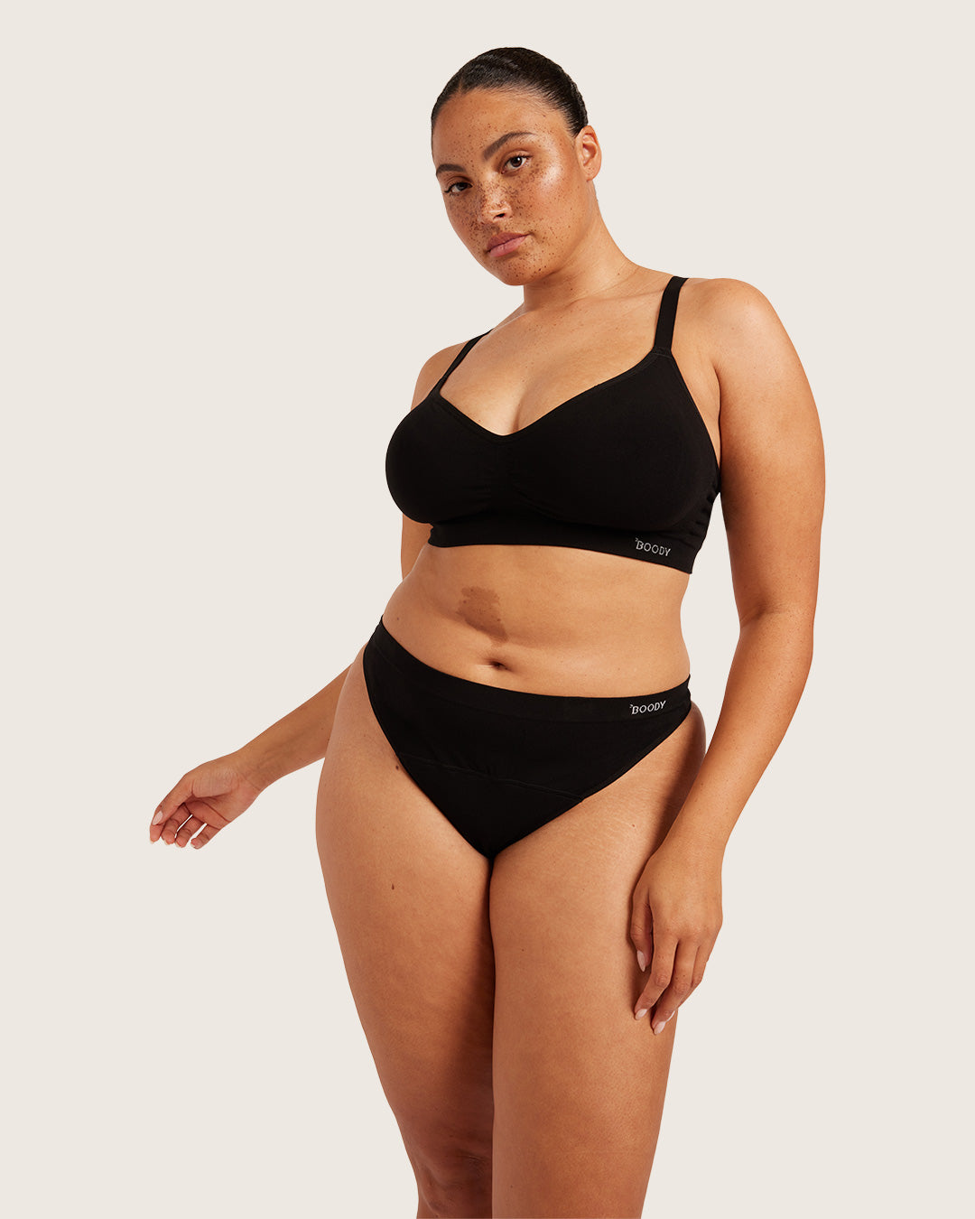 吸水サニタリーショーツ Gストリング（軽い日用） | Black