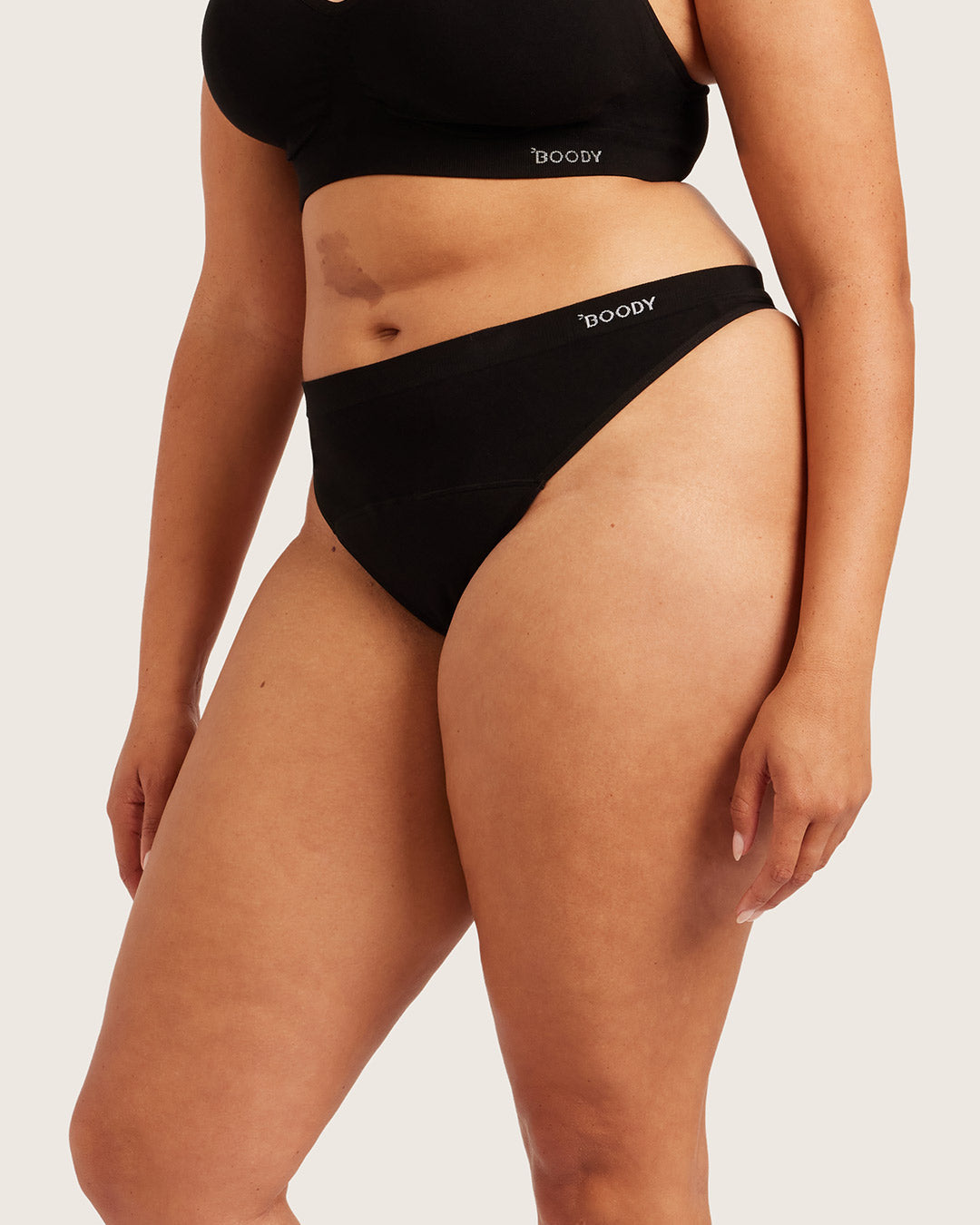 吸水サニタリーショーツ Gストリング（軽い日用） | Black