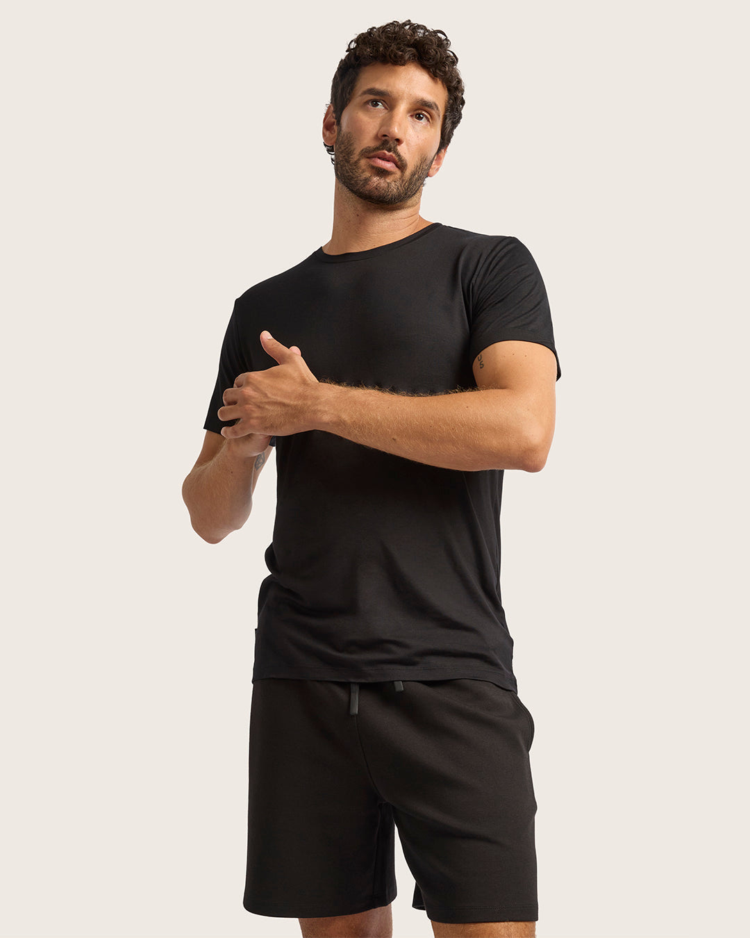 メンズ クルーネックＴシャツ | Black