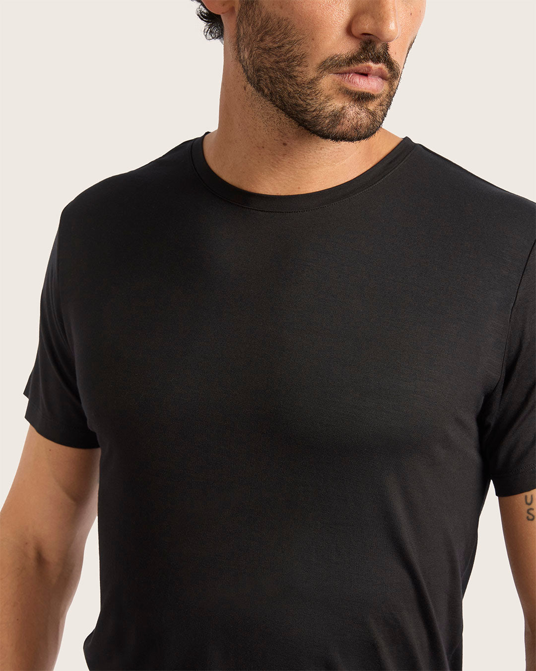 メンズ クルーネックTシャツ | Black