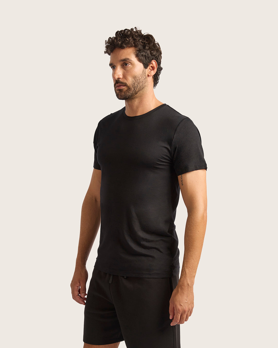 メンズ クルーネックＴシャツ | Black