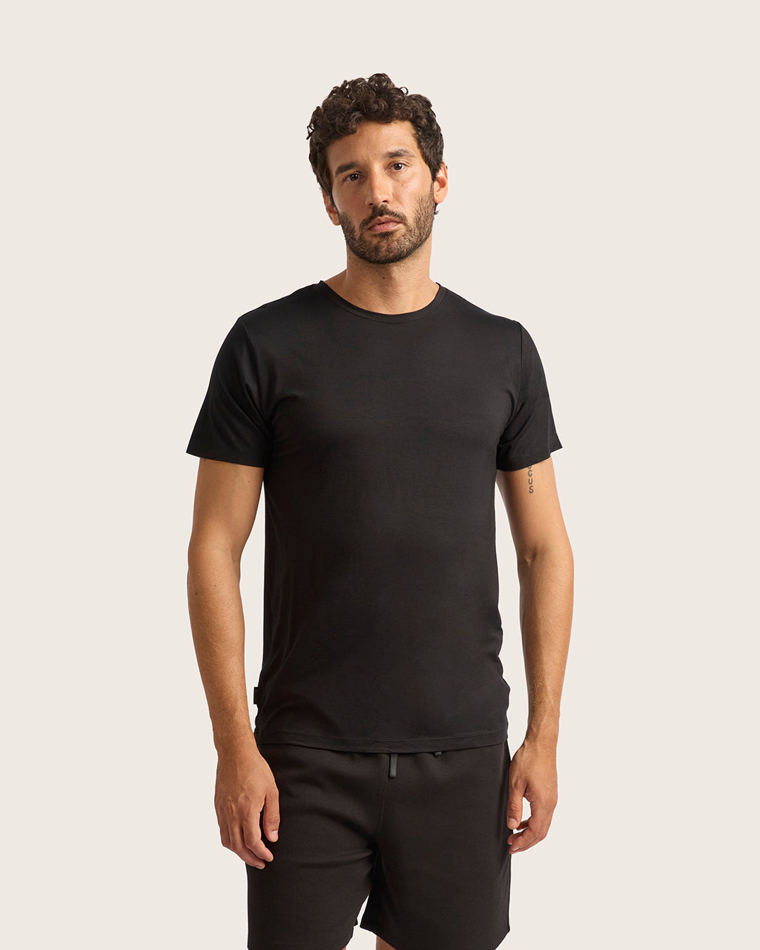メンズ クルーネックTシャツ | Black